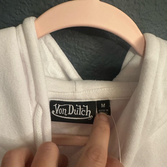 Von Dutch Crop Hoodie New Medium - Picture 2 of 3